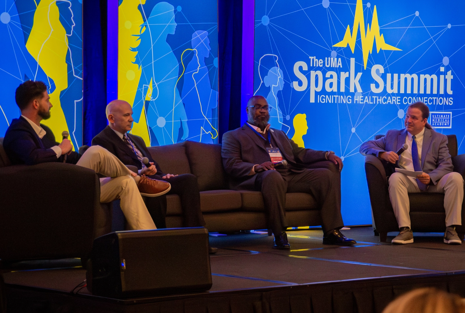 Nasium Training partners participating in a panel discussion about workforce development at Spark 2026